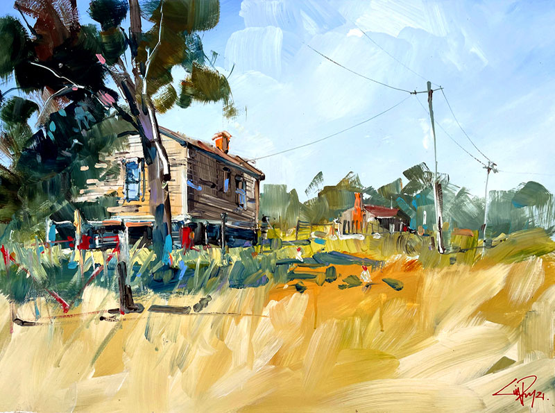 House at digby, country victoria, buy original art, craig penny artist melbourne, painting holidays, retreats, workshops, 