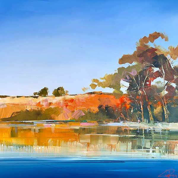 red cliffs, river banks, tall gum trees, australian outback, 