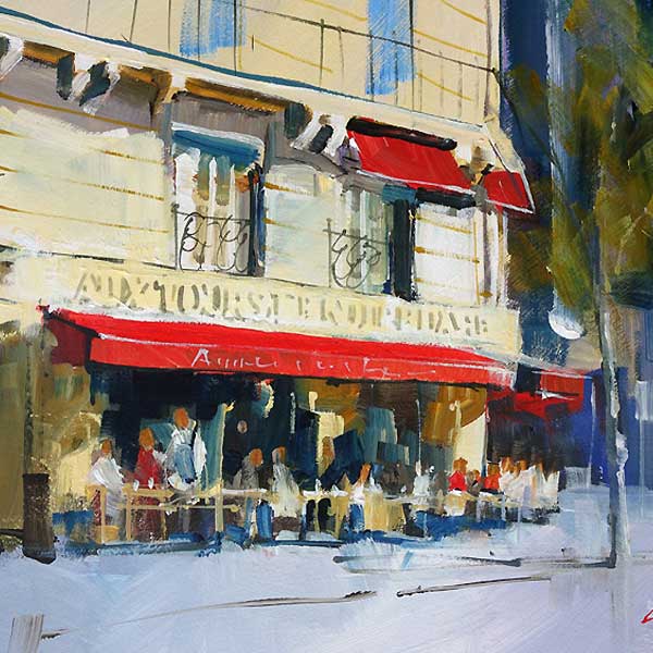 paris, streetscape, cafe, urban sketching, craig penny, 