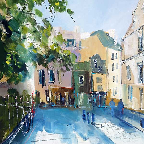urban street, provence, france sketching, painting group, artists, watercolour, 